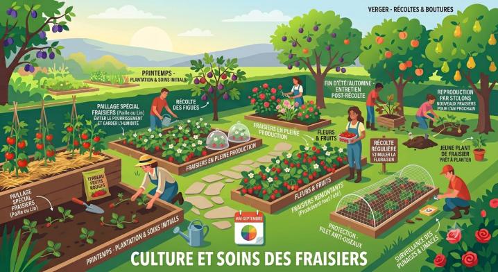 Culture des fraisiers
